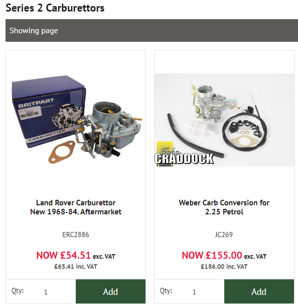 Typical screenshot of a online
                shop